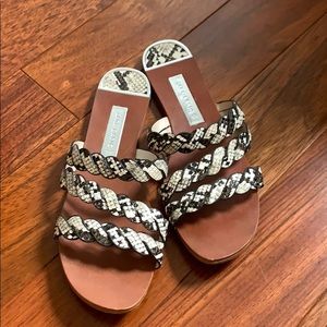 Zara Snake Skin Sandals